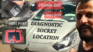 Citroen DS5 OBD diagnostic location #OBD2 #obd