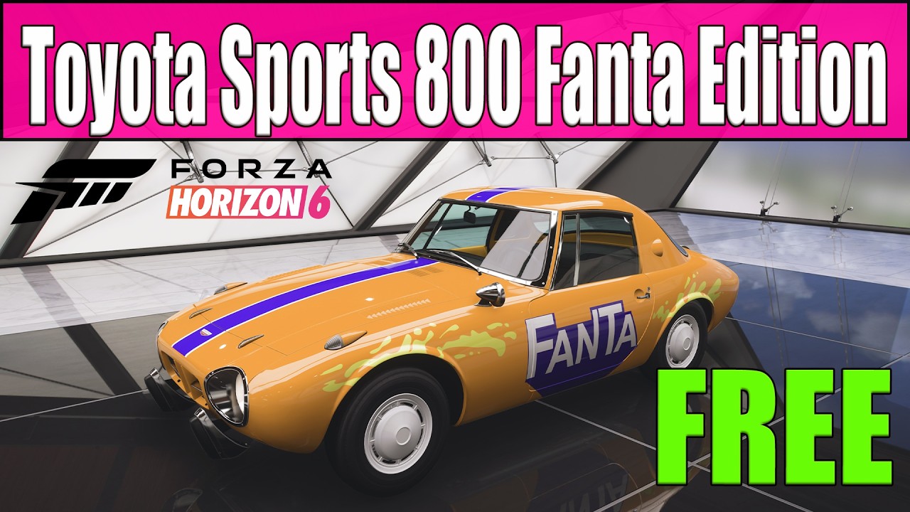 Forza Horizon 6 How to get Free 1965 Toyota Sports 800 Fanta