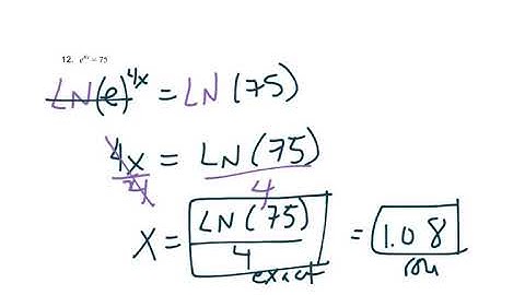 College Algebra 4.4 Video Part 2