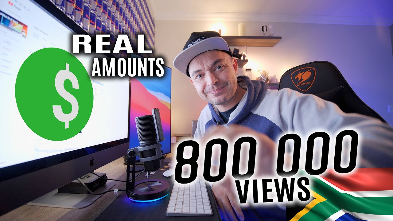 How much YouTube PAID for 800 000 views in South Africa!