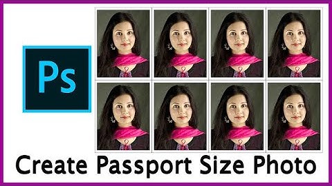 HOW TO MAKE PASSPORT SIZE PHOTO IN PHOTOSHOP CS4....