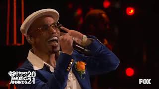 bruno mars anderson paak silk sonic leave the door open live from the iheartradio music awards