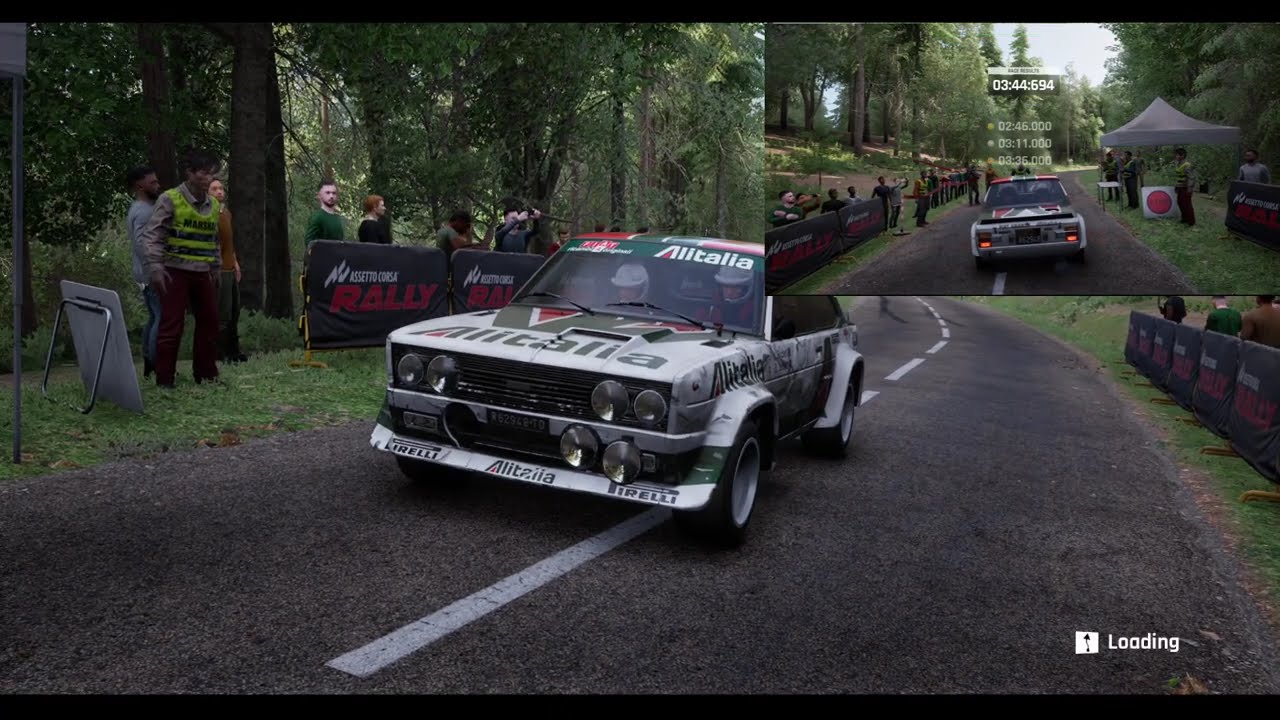 Freddo Sim Rig update! Assetto Corsa Rally  Fiat, No Restarts, NO resets, No magic spawn on the road