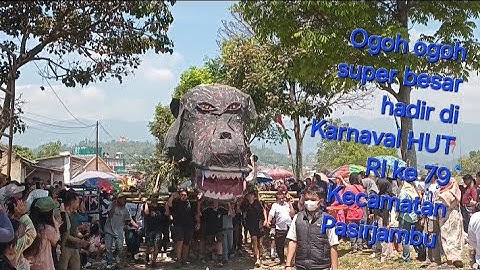 KARNAVAL HUT RI KE 79 KECAMATAN PASIRJAMBU 17 AGUSTUS 2024