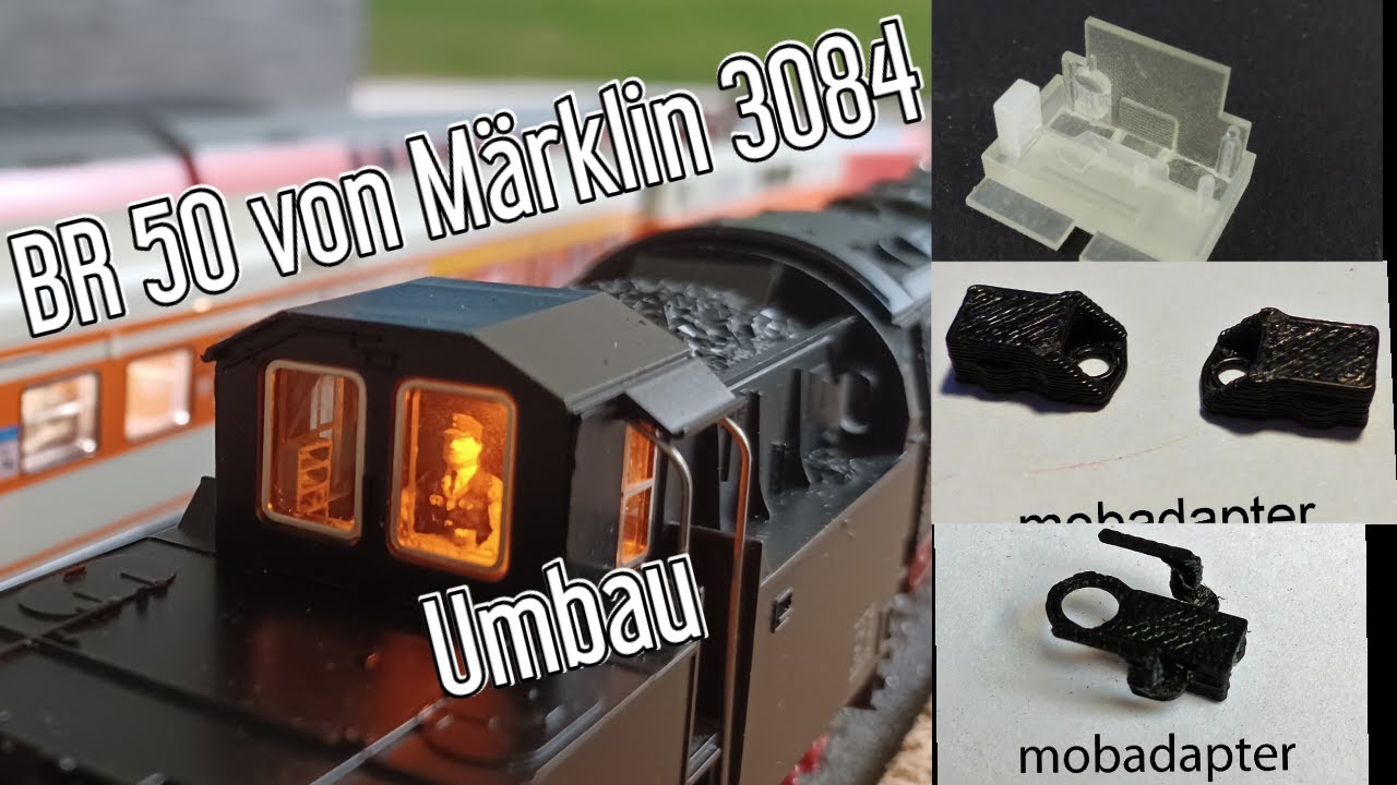Umbau der BR 50 Kabinentender , Märklin 3084