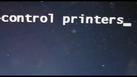 how to open devices and printers from command prompt in windows 10 laptop