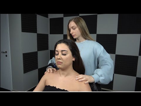 ASMR Female Massage Therapy | Head Massage | Face Massage | Body Massage