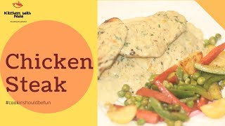 Are you worried how to make chicken steak with white tarragon sauce at
home restaurant like taste and style? let's tarra...