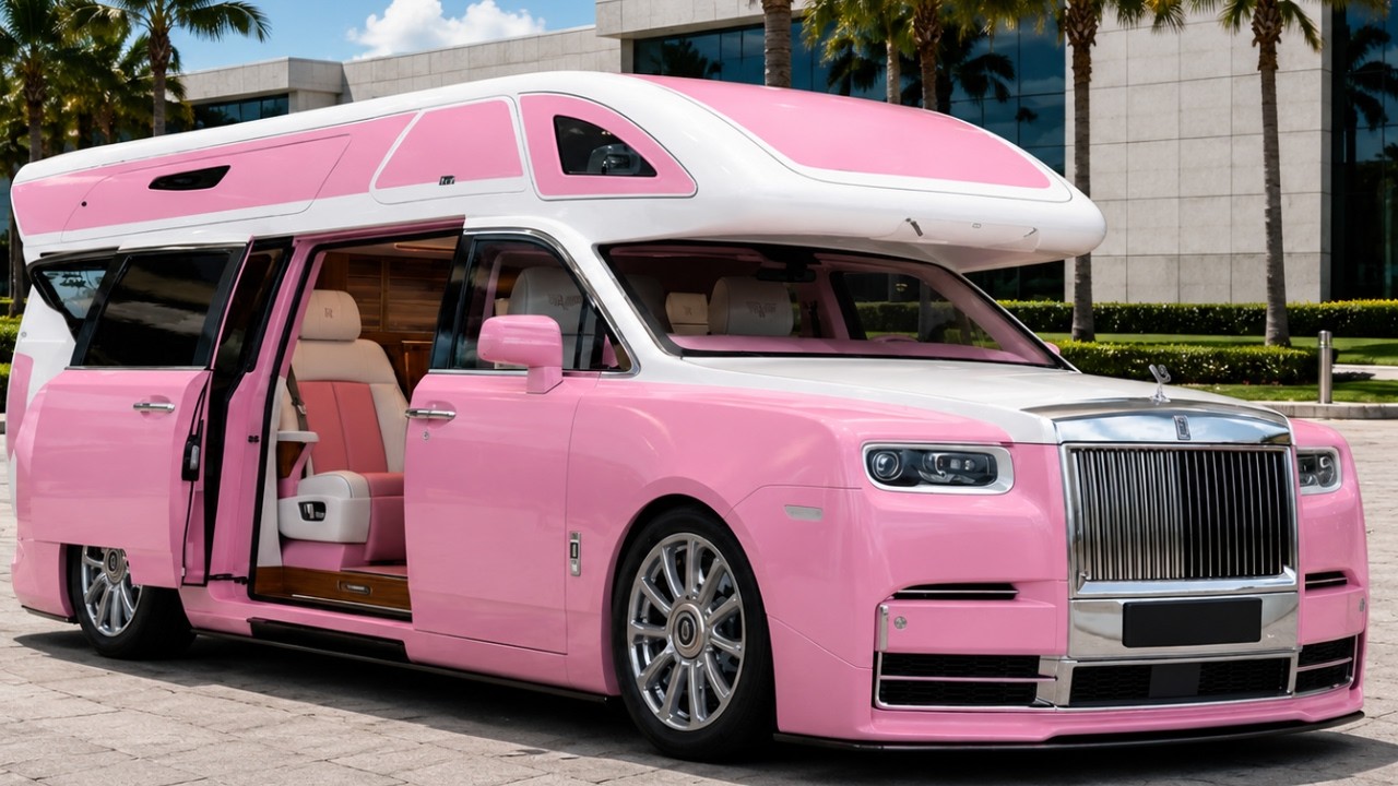 Inside USA’s $9M Matte Pink Rolls-Royce Motorhome – Luxury on Wheels ...