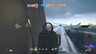 Rainbow Six Siege Quadra Kill!(with knife ending)