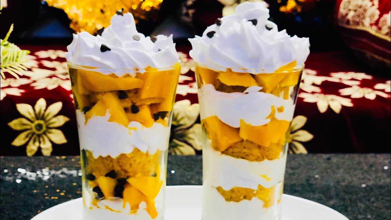 Mango Shot | Mango Float | Mango dessert in glass - YouTube