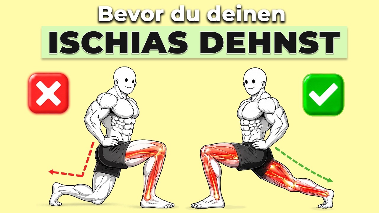 Bevor Du deinen Ischias dehnst, sieh dir das an!