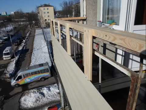 обшивка балкона телефонами