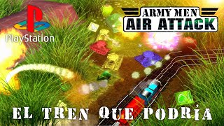 Army Men: Air Attack - Mission 3: The train that could (PSX) Single player Campaign screenshot 2