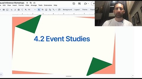 Data Science Tutorial: The Event Study -- A powerful causal inference model