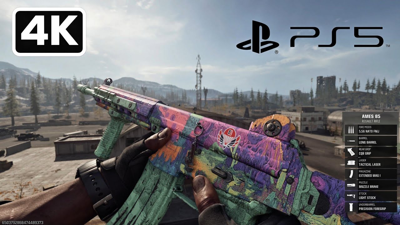 Call of Duty Warzone Verdansk AMES 85 Gameplay ( No Commentary ) 