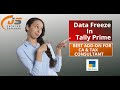 Tally Add-on DATA FREEZE in Tally Prime , #tallyprime ,#tally,#Tally customisation , Tallyshop, TDL