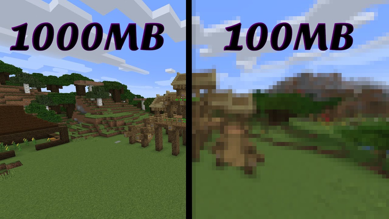 What happens if you only have 100MB Ram in Minecraft? - YouTube