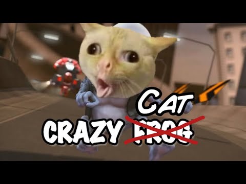 I put Cats to Crazy Frog (Axel F)