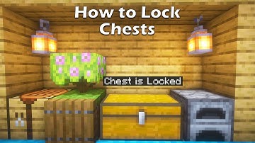 How to lock a chest in Minecraft (BlockProt Plugin)