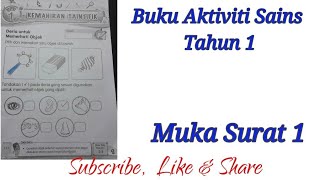 Buku Aktiviti Sains Tahun 1 Muka Surat 1 KPM