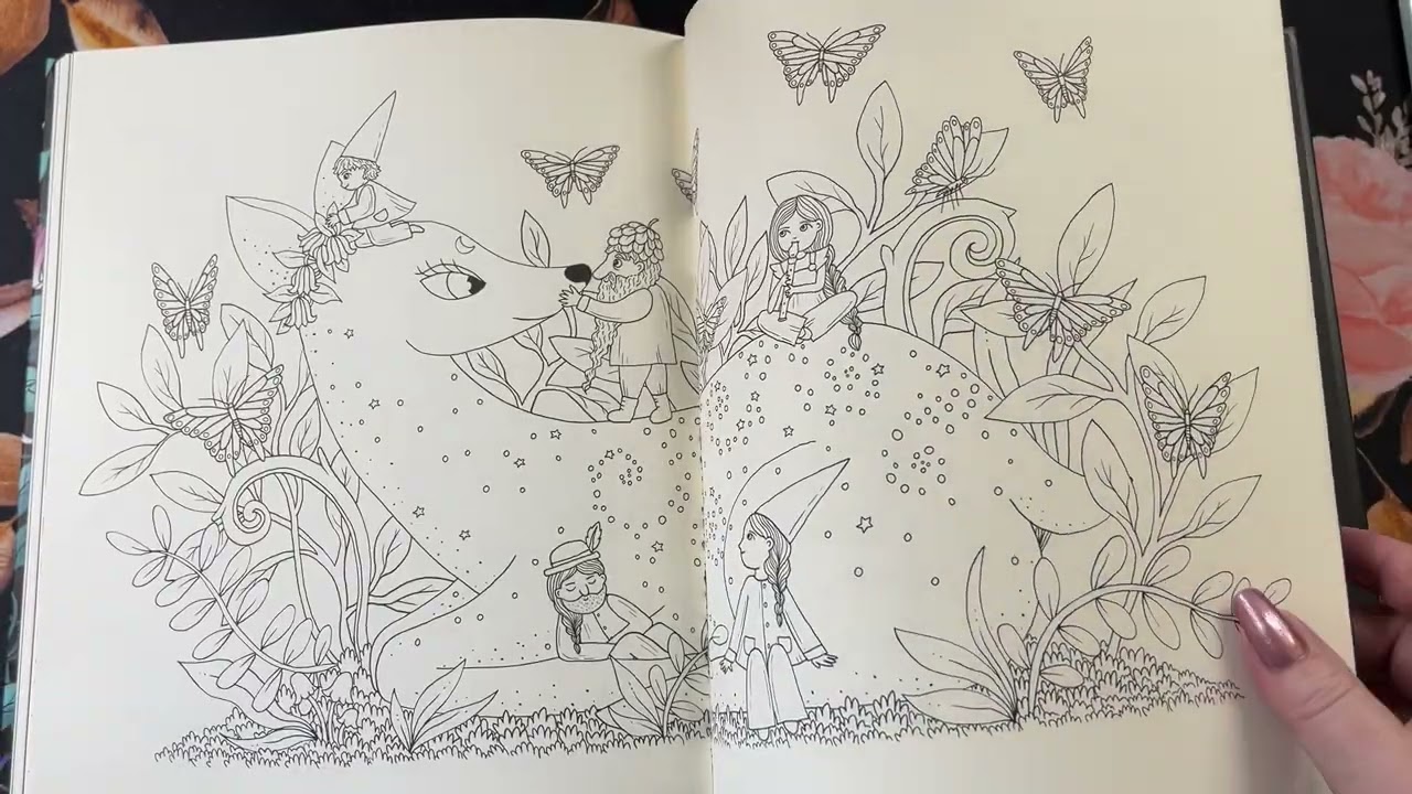 Moon Valley Flip through and Coloring YouTube