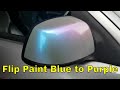 Ford Mondeo MK3 Chameleon Flip paint violet to neon blue (project st220)