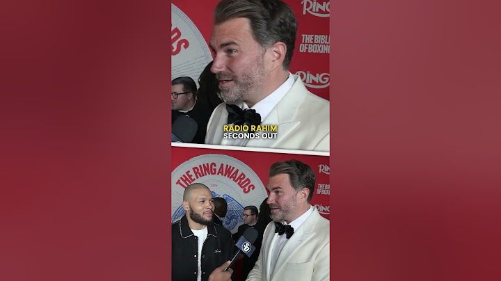 'SCUMBAG WASN'T HARSH!' - Eddie Hearn and Eubank Jr ARGUE over comments