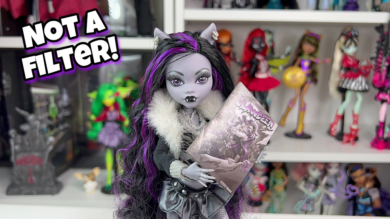 Monster High Reel Drama Clawdeen Wolf Doll!! 