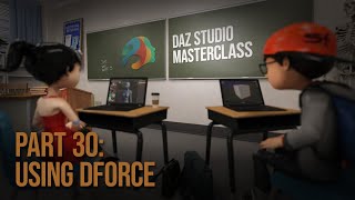 Fitting clothing with dForce for Standing Poses - Daz Masterclass #30