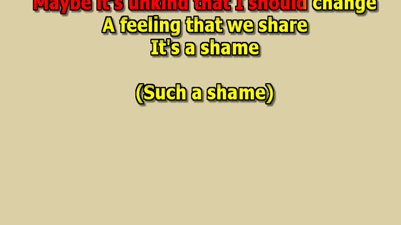 Such a shame Talk Talk Mizo Lead vocals lyrics - YouTube