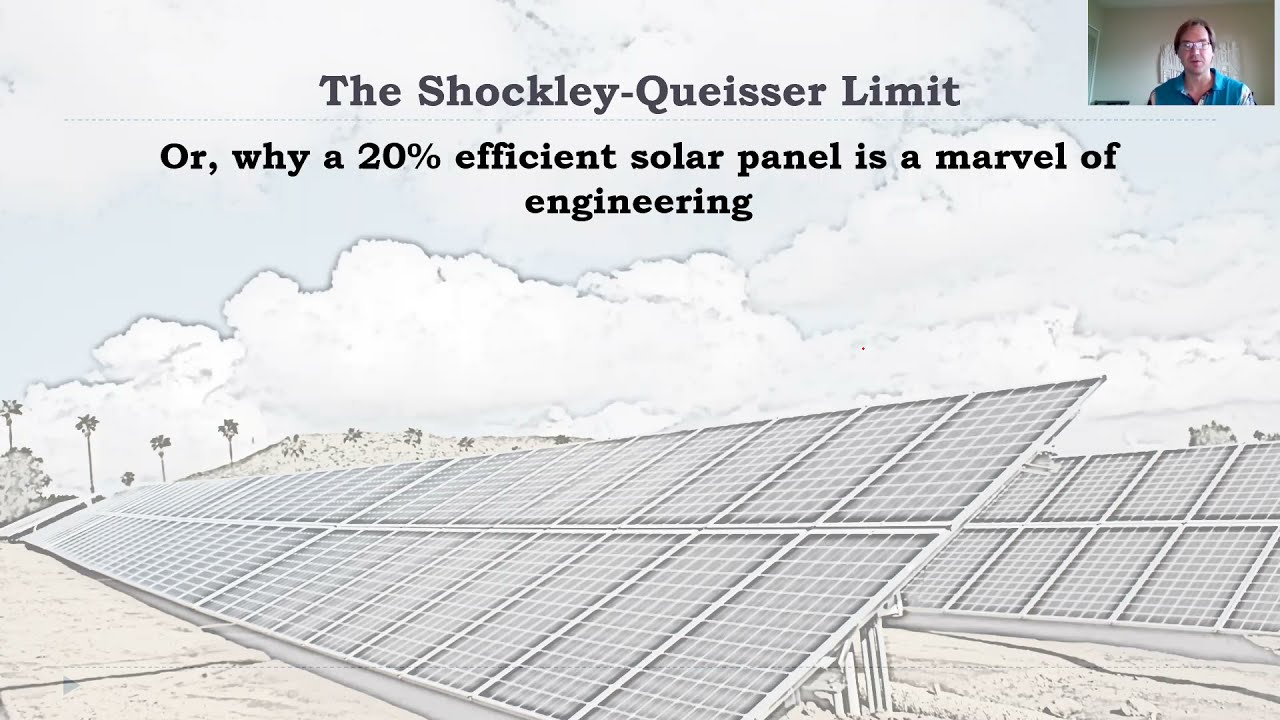 The Shockley-Queisser Limit for Solar Cell Efficiency (Steffen Eikenberry)