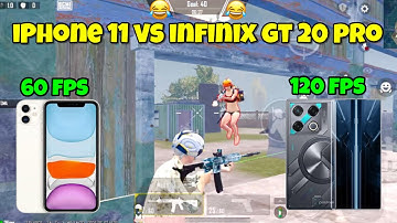IPHONE 11 VS INFINIX GT 20 PRO  🥶 60FPS VS 120FPS ☔️ 1V1 TDM BATTLE SUBSCRIBER CHALLENGE