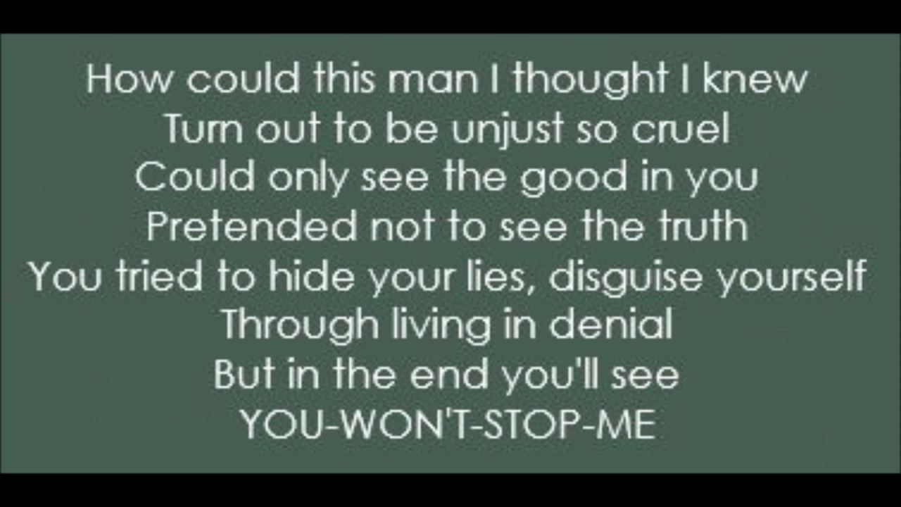 Fighter Christina Aguilera Lyrics Youtube