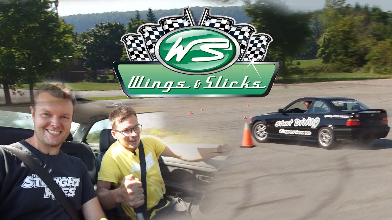 Stunt Driving School at Wings and Slicks Yuri and Jakub The
