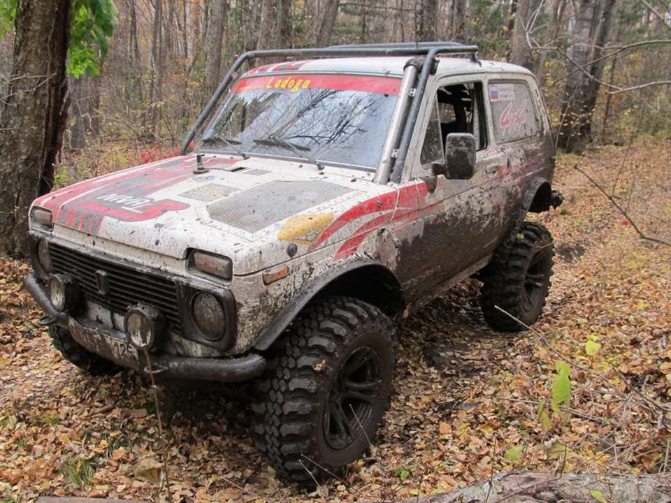 #148. Lada 4x4 Niva with Big Wheels [RUSSIAN AUTO TUNING] - YouTube