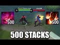 500 STACK ALDOUS VS 500 STACK CECILION