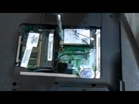 Laptop Repair In Columbus Ohio - Replacing A Wireless Card On A HP DV9000