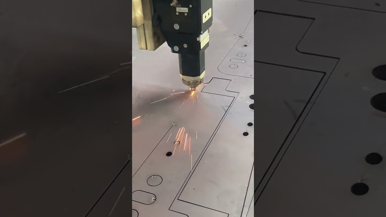 High-Precision Laser Cutting Machine for Steel Fabrication