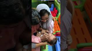 A Milestone Moment: Receiving My First Polio Vaccine.🥰 Ebran Basheer Mashura