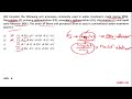 PYQ - Soln - 1 Marks - Miscellaneous Water Treatments - Environmental Engg - GATE - CIVIL ENGG