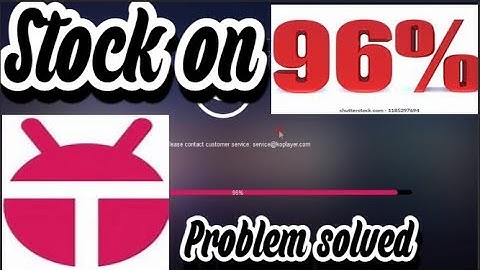 How to fix ko player not opening | Ko player stock while opening | fixed Ko player