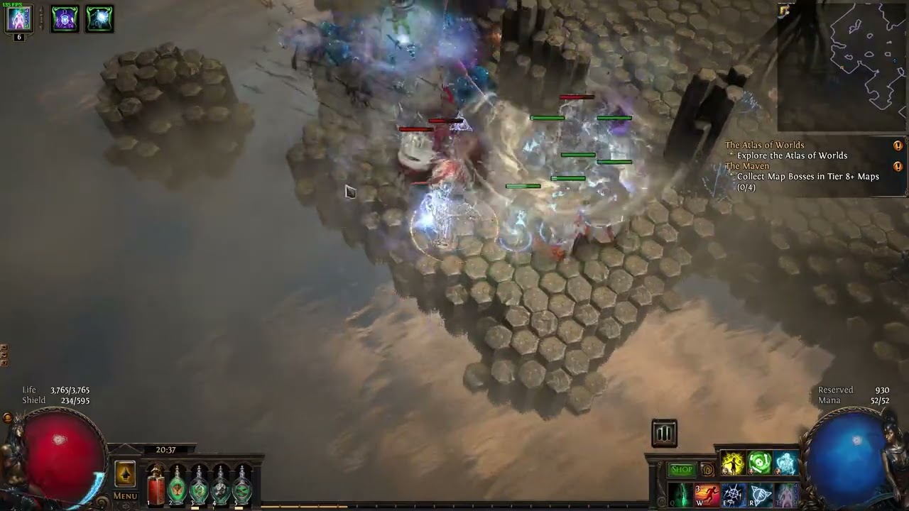 [3.19] Path of Exile - 6 x Lvl 25 Raise spectre Vs T5 Uber Uber Uber Mavelder