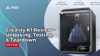 Creality K1 Review - Unboxing, Testing, & Teardown
Grab a K1 Today: https://amzn.to/3tjKhDA
🎥 We create videos and live streams for our community. Support us by shopping at TH3D Shop ➡️ https://www.th3dstudio.com/ or by checking out our Affiliate page to shop at other stores ➡️https://www.th3dstudio.com/support-us/. Your support helps fund our content!
❓ Need printer parts or upgrades? Contact us at https://ContactUs.TH3DStudio.com. Join our channel for exclusive perks: https://www.youtube.com/channel/UCekvKgud0V10fsonm8n-aYw/join.
📧 Stay notified of our uploads and live streams: https://www.th3dstudio.com/youtube-notification-signup/
📰 Subscribe to our mailing list for updates on products, firmware, and deals: https://www.th3dstudio.com/email-sign-up/
🌎 Explore our communities and resources:
🔘Help Center: https://support.th3dstudio.com
🔘Discord: https://discord.th3dstudio.com
🔘Facebook: https://www.facebook.com/groups/th3dstudio/
🔘Odysee: https://odysee.com/$/invite/@TH3DStudio:2
🔘Rumble: https://rumble.com/c/th3dstudio
🔘YouTube: https://www.youtube.com/th3dstudio
🔘TikTok: https://www.tiktok.com/@th3dstudio
🎵 Music by From Zero to Zed: https://fromzerotozed.bandcamp.com/ - (Used with Permission)
NOTE: Amazon Links are affiliate links. Creality K1 Review - Unboxing, Testing, & Teardown