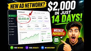 $2,000 in 14 Days! NEW Ad Network + FREE Method
