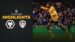 Magic from Boubacar Traore! | Wolves 1-0 Leeds United | Carabao Cup highlights