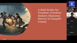 AAHA Virtual Genealogy & Local History: Freedom Seekers and Fauquier’s Old Jail