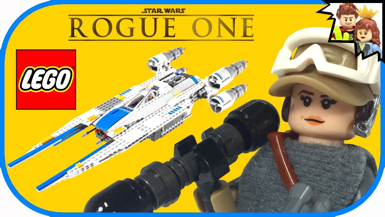 LEGO Star Wars Rogue One Rebel U-Wing Fighter 75155 Time Lapse Build