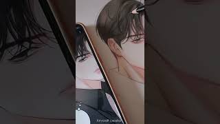 Handsome Anime Boy Drawing Process ✍️🔥 Satisfying Art #shorts