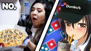 We Tried Domino's Japan's Boba Pizza...